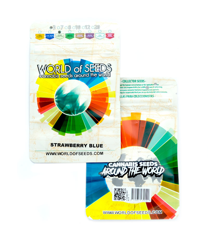 Strawberry Blue fem (World of Seeds) семена конопли — изображение 2
